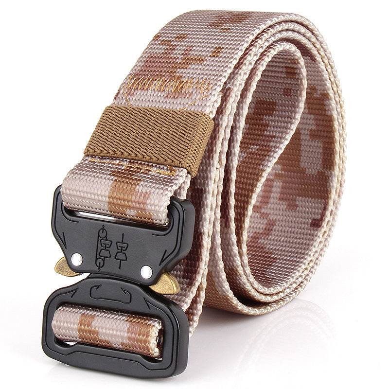 Outdoor Tactics Camouflage Belt Multifunctional Nylon Tooling Outer Belt Belt Outdoor Training Belt 38cm - Mubimart