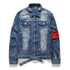 Denim jacket embroidery denim