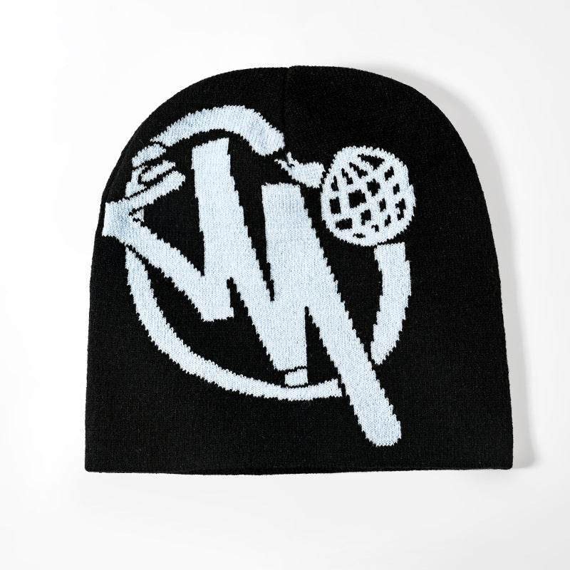 Cap Hip Hop Hat Double Layer Knitted Hat - Mubimart