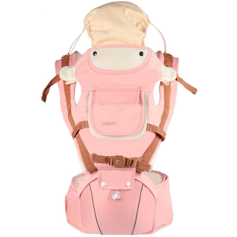 Multifunctional breathable baby carrier ergonomic baby slingshot adjustable belt newborn baby travel strap mother waist back stool - Mubimart