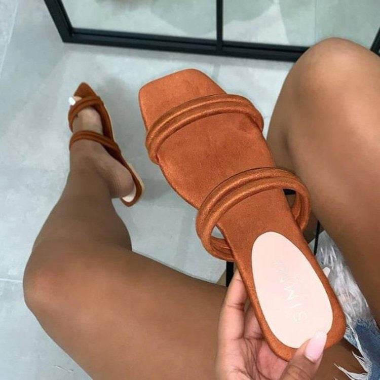 Beach flat sandals - Mubimart