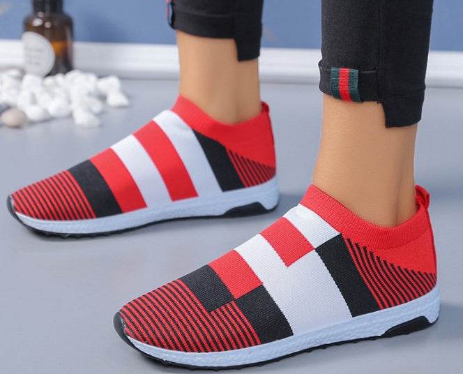 Plus size new women's shoes casual mesh shoes women - Mubimart