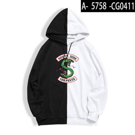 RIVERDALE SPLICE COLOR HOODIES - Mubimart