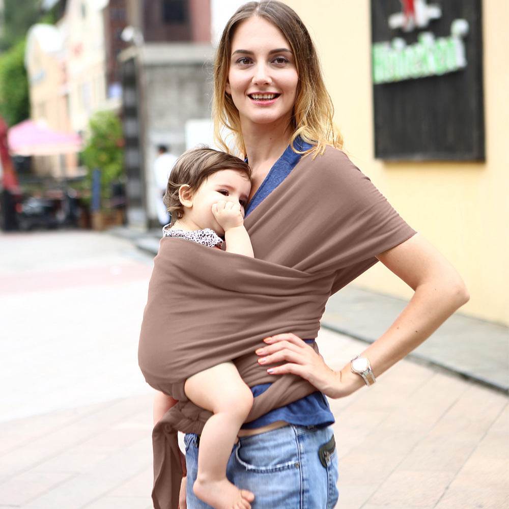 Baby sling solid color baby carrier - Mubimart
