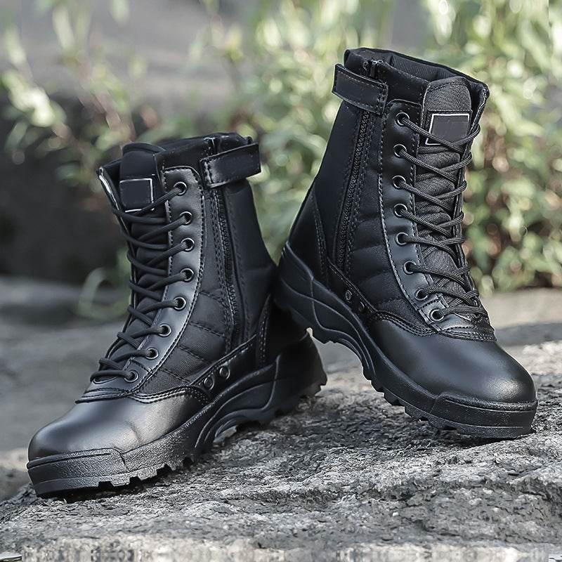 Desert combat boots, land combat boots, hiking shoes - Mubimart