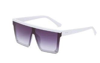 Oversized Square Unisex Fashion Sunglasses - Mubimart