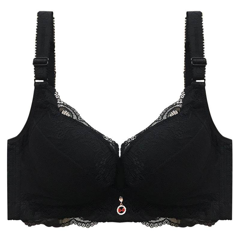 Women's Fashion Temperament Lace Push Up Bra - Mubimart