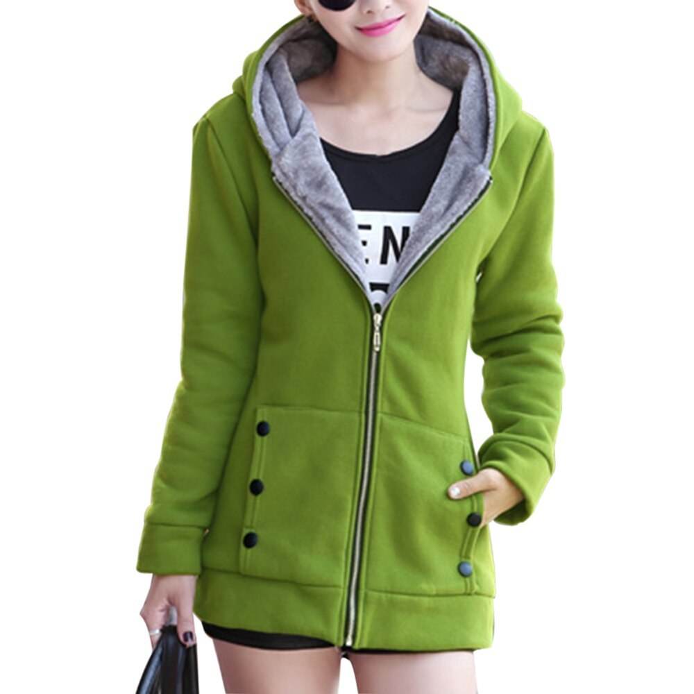Mid-length plus size sweater coat - Mubimart