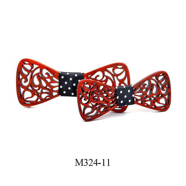 Wooden bow tie - Mubimart