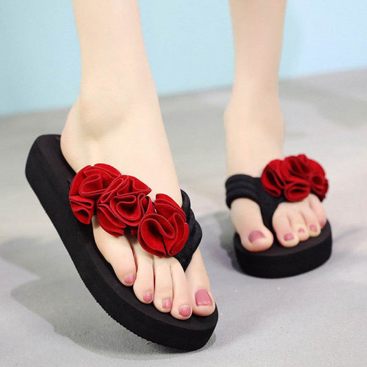 Flower flip-flops - Mubimart
