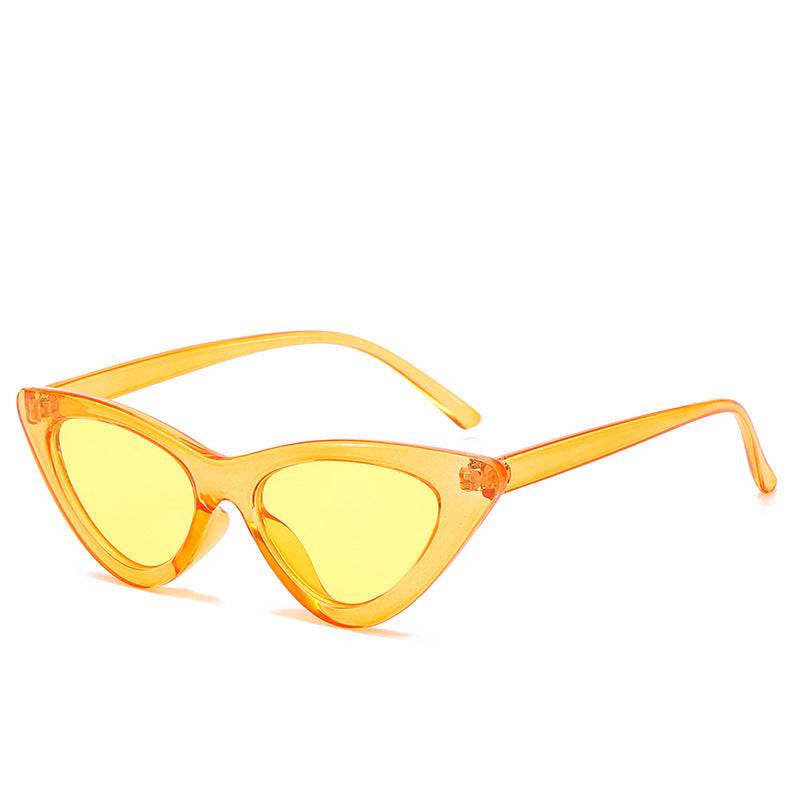 Retro Triangle Cat-eye Sunglasses - Mubimart