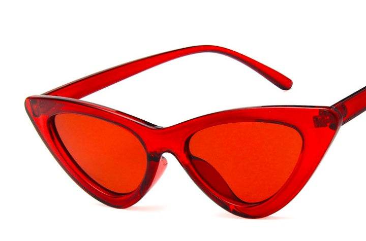 Trendy Triangle Cat Eye Sunglasses European And American Street Couple Style - Mubimart