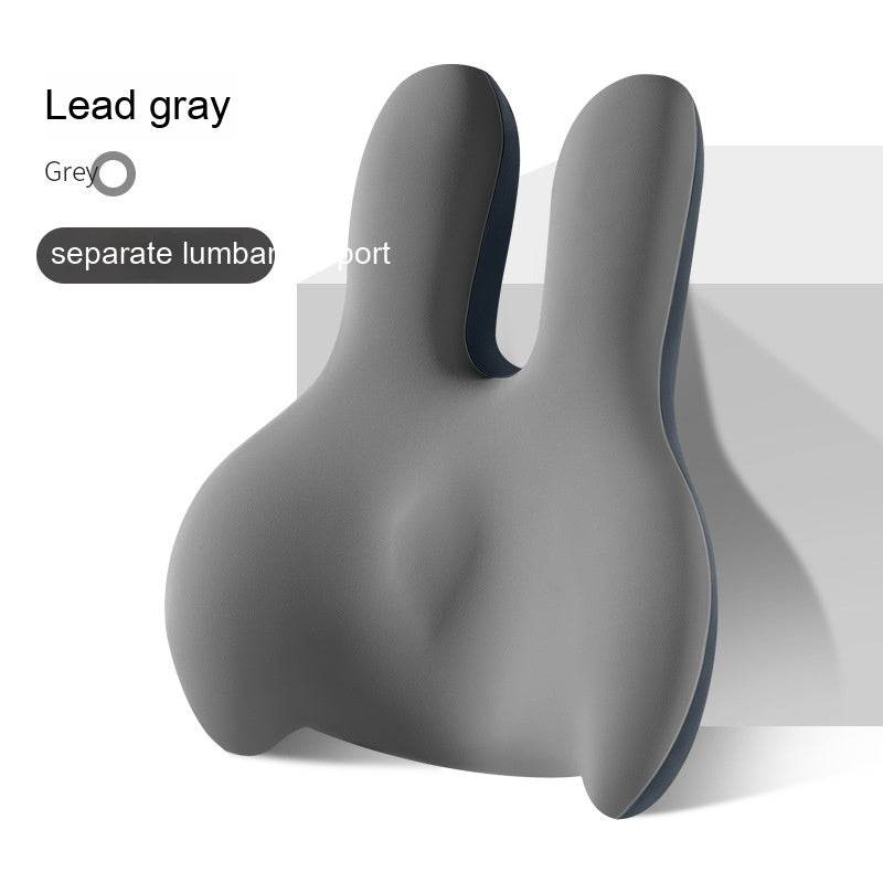 Car Heightening Cushion Backrest Lumber Pad Single Main Driving Thickened Cushion Driving Seat Short Four Seasons Universal - Mubimart