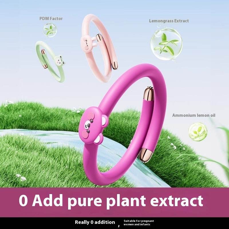 Mosquito Repellent Bracelet Outdoor Carry Essential Oil Paste Ankle Ring - Mubimart