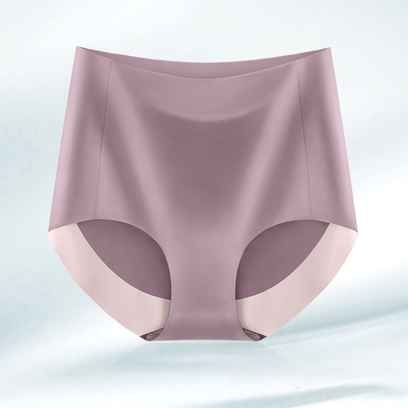 High Waist Seamless Breathable Cotton Antibacterial Women's Panties - Mubimart -  