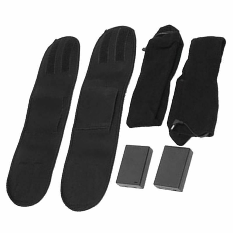 Electric heating socks heating socks electric heating socks heating foot warmer charging foot warming socks - Mubimart