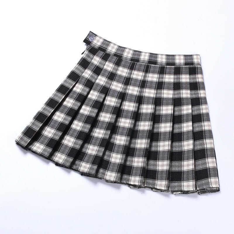 New Women's Plaid Pleated Skirt Skirt Women - Mubimart