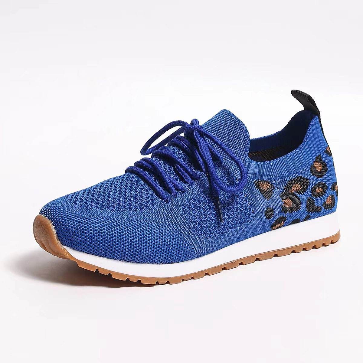 Women's Casual Shoes With Solid Color Sloping Heels For Comfort - Mubimart