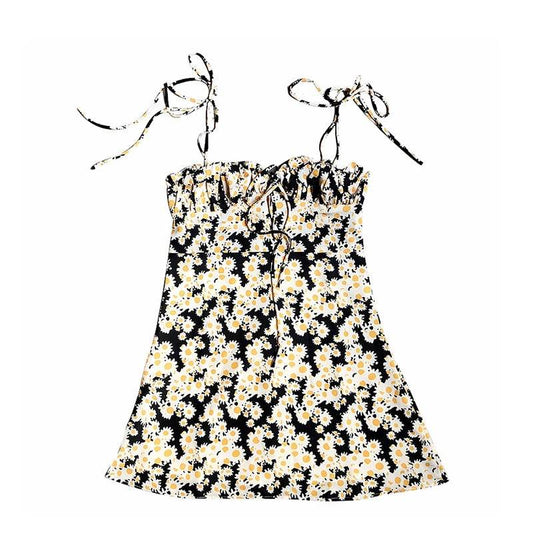Floral long camisole - Mubimart