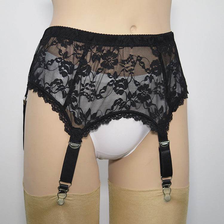 F4 Claw Non Slip Fastener Garter Belt Stockings - Mubimart