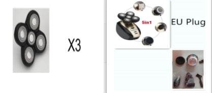 5 In 1 Multifunctional Electric Shaver 5 Blade Razor For Men Shaved Head Rechargeable Shaving Machine Beard Nose Hair Trimmer - Mubimart