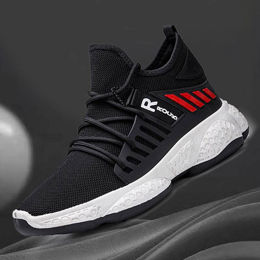 Men Sneakers Breathable Mesh Sports Shoes - Mubimart