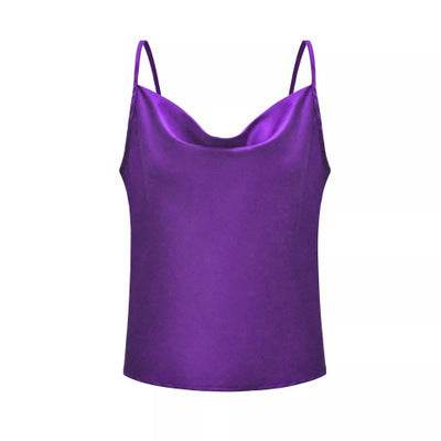 Solid color camisole - Mubimart