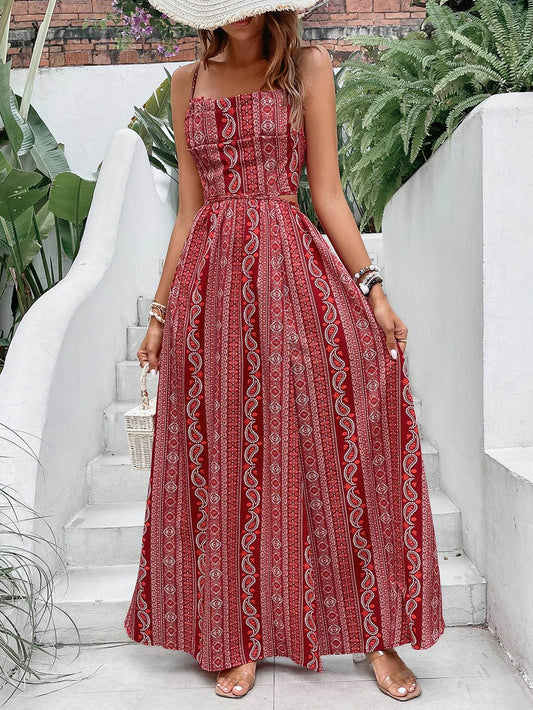 Slimming Bohemian Summer Slip Dress - Mubimart