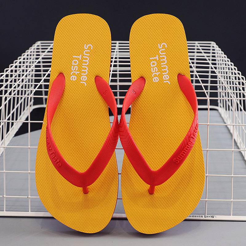 Flip Flops Beach Shoes Men Thong Sandals Summer - Mubimart