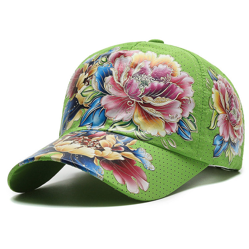 Hat Printing Men's And Women's Same Style Baseball Cap Sun Hat Peaked Cap