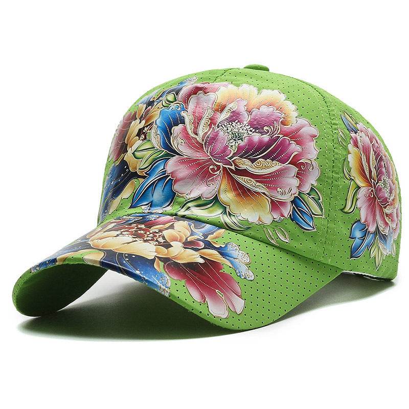 Hat Printing Men's And Women's Same Style Baseball Cap Sun Hat Peaked Cap - Mubimart