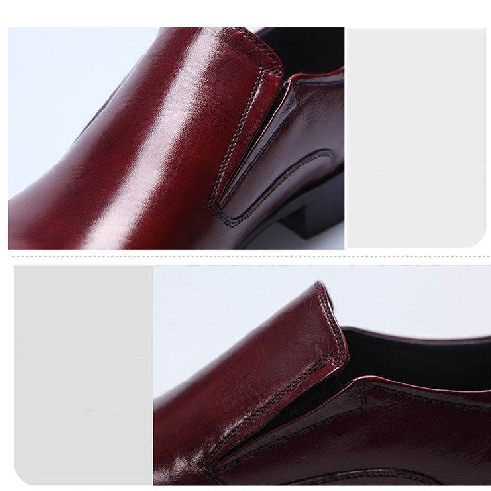 British Pointed Oxford Men's Shoes - Mubimart