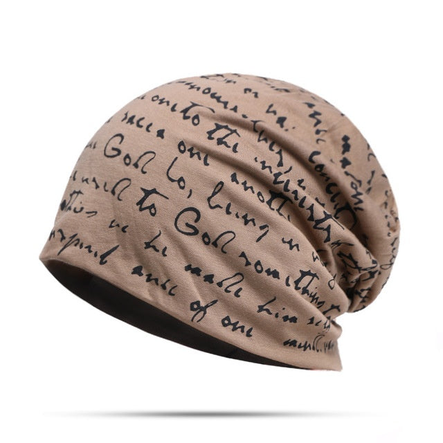 Beanie-Mütze mit englischem Alphabet