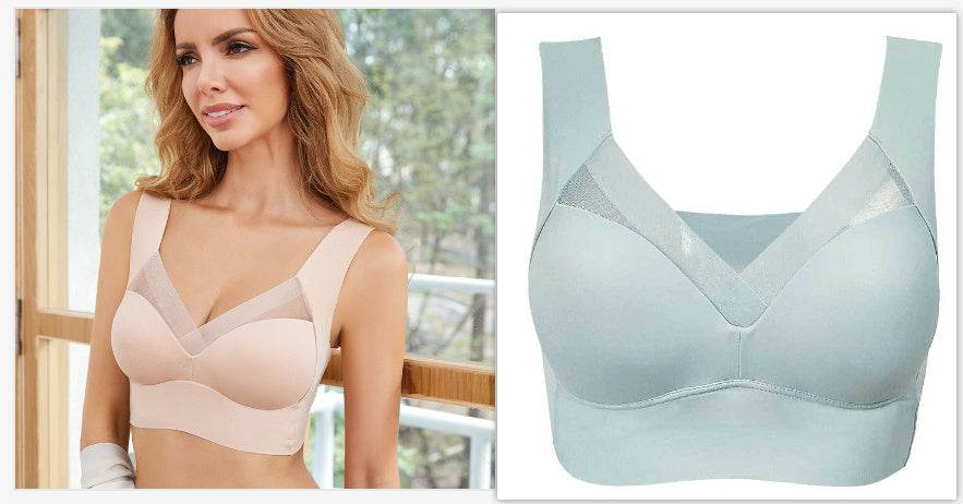 Plus Size Thin Bra Accessory Breast Push Up Bra - Mubimart