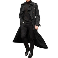 Langer Trenchcoat für Herren Trenchcoat für Herren