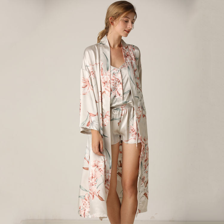 Soft Colours Floral Pajama Set - Mubimart -  