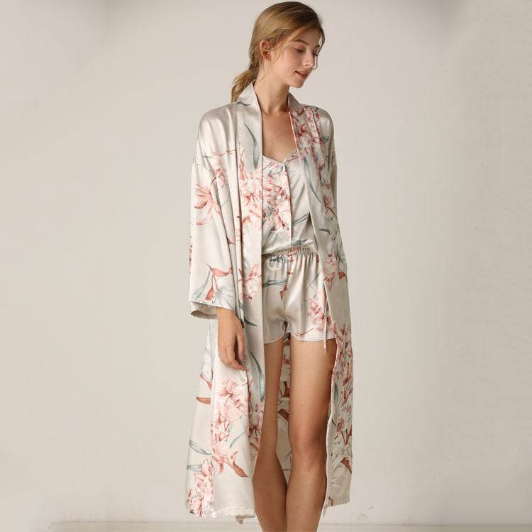 Soft Colours Floral Pajama Set - Mubimart