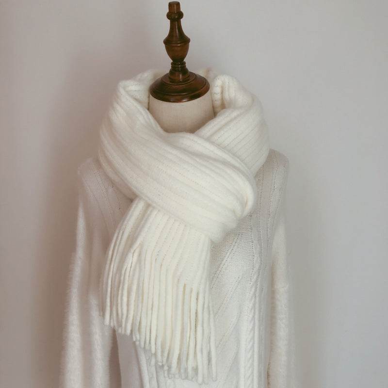 Winter Versatile Students Thickened Warm Scarves - Mubimart