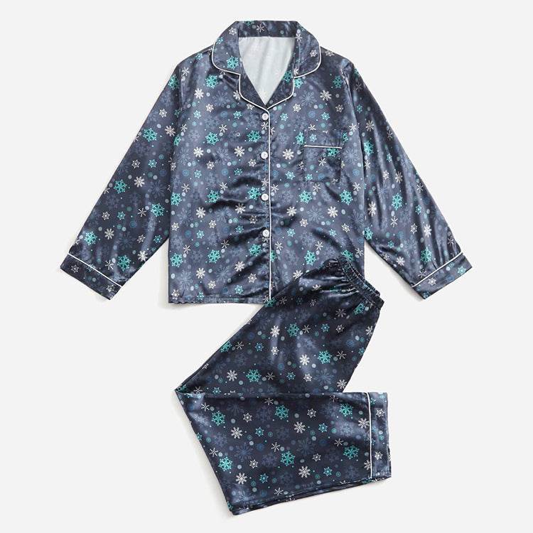 Christmas Family Parent-child Striped Pajamas Housewear Suit - Mubimart