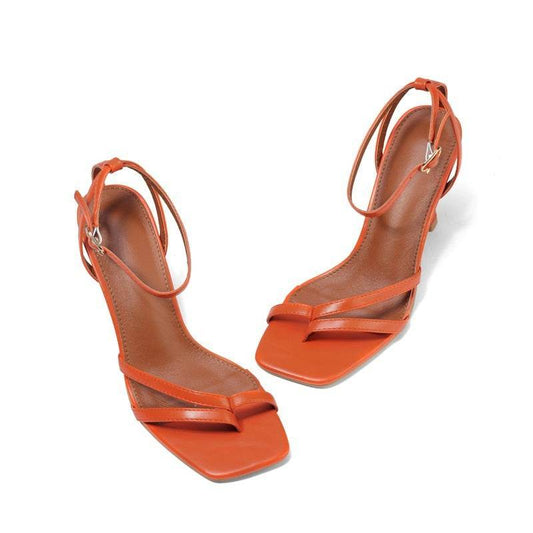 Four Seasons Women's High Heels Flip Flops Sandals High Heels - Mubimart