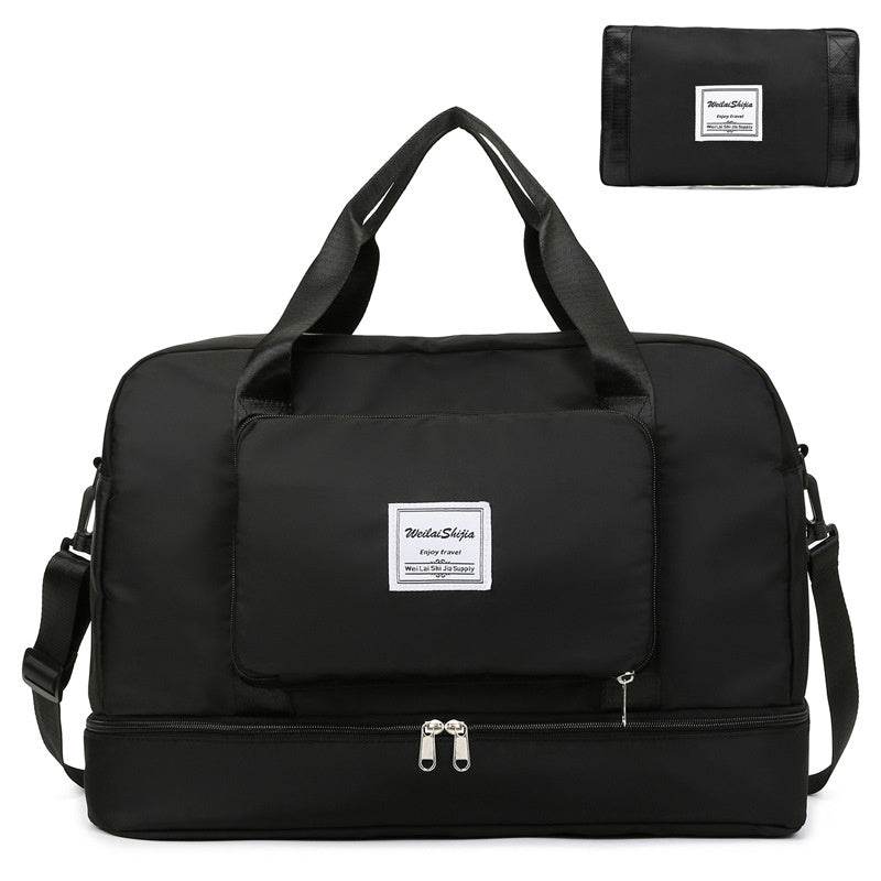 Foldable Travel Duffel Bags Sports Gym Tote Bag Women - Mubimart