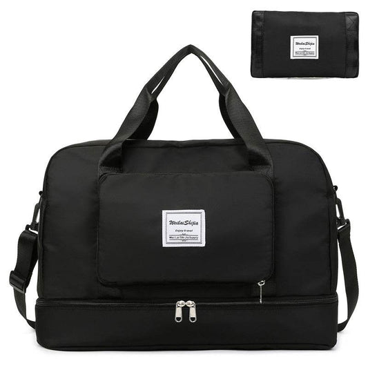 Foldable Travel Duffel Bags Sports Gym Tote Bag Women - Mubimart