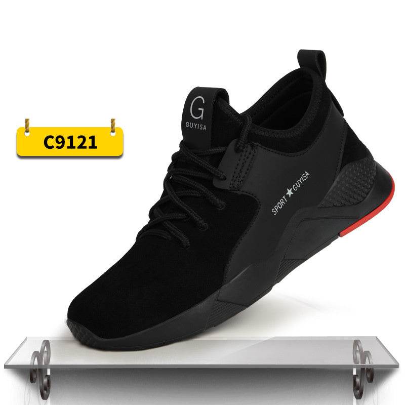 Indestructible Steel Toe Sneakers Men Women Lightweight Work Shoes Industrial Construction Shoes - Mubimart
