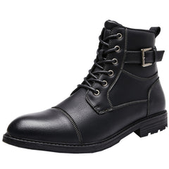 Worker Boot Heren Retro Veter Hoge Martin Laarzen