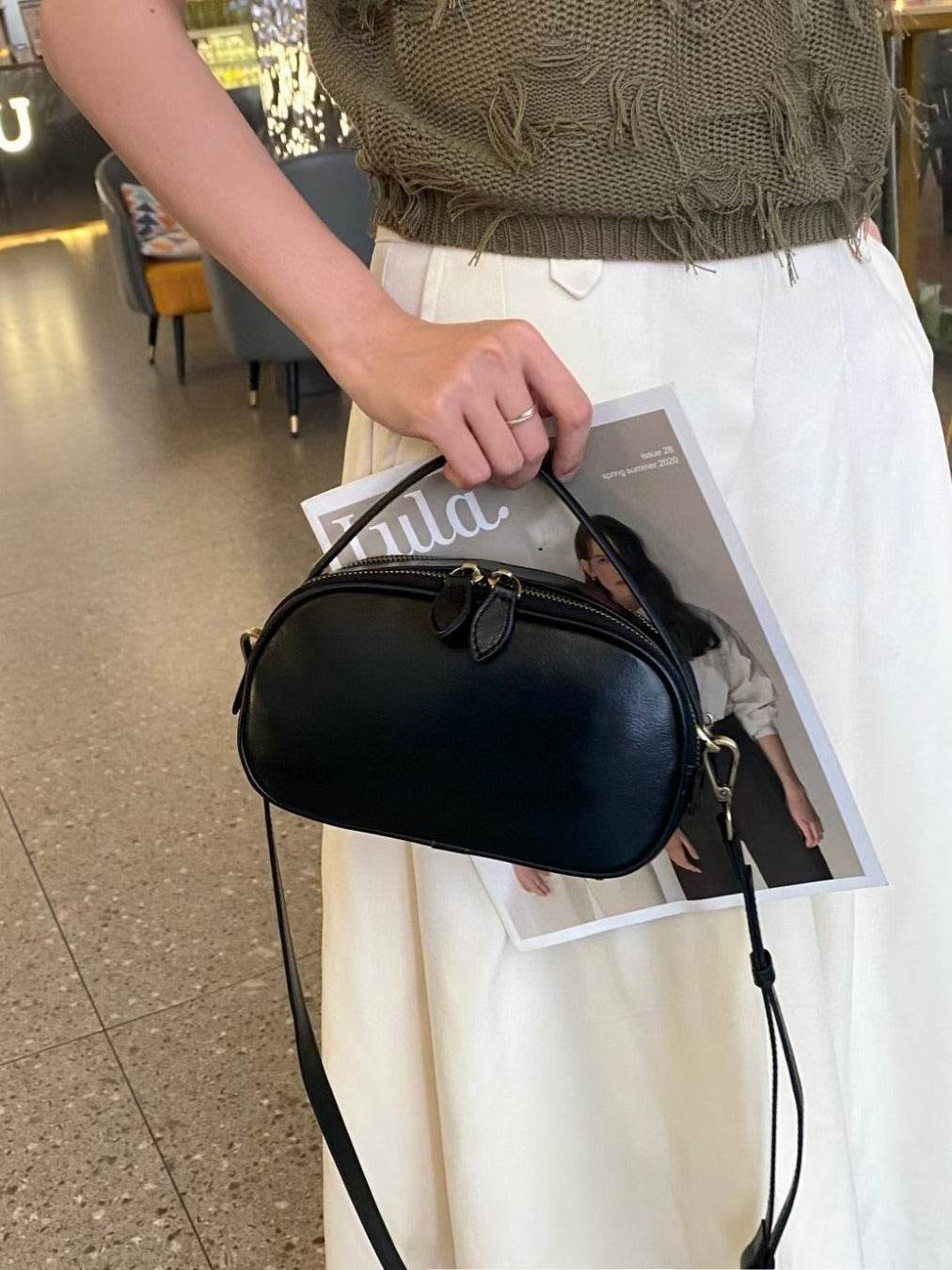 Retro Shoulder Messenger Bag Fashion Women - Mubimart