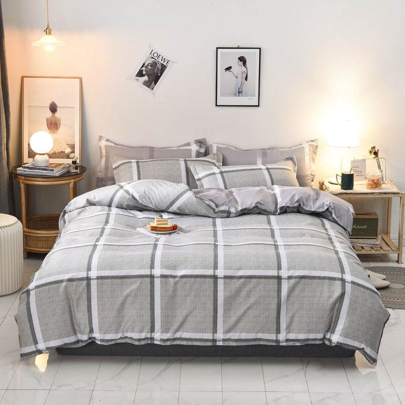 Three-Piece Set One Quilt Cover Two Pillowcases - Mubimart