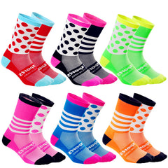 Cycling socks running skate socks - Mubimart - Crew socks 