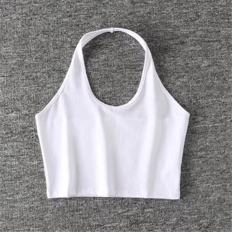 Sexy halter camisole - Mubimart