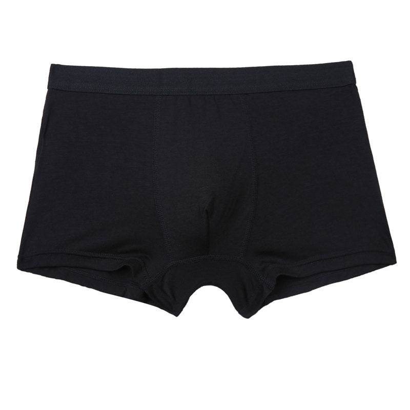 Pure Color Bamboo Fiber Men Underwear - Mubimart