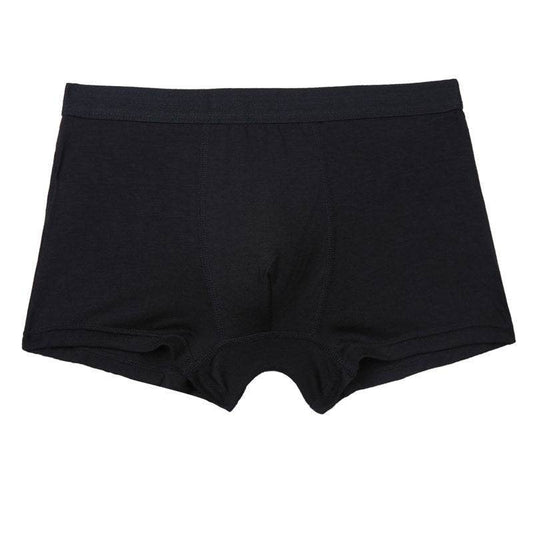 Pure Color Bamboo Fiber Men Underwear - Mubimart